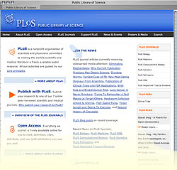 PLOS home page